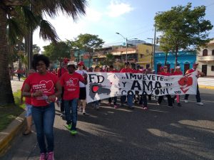 caminata frontal