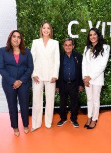 FOTO PRINCIPAL.- Yomares Díaz, Kirshe Piñeiro, Gabriel Serrano y Zaida Henríquez