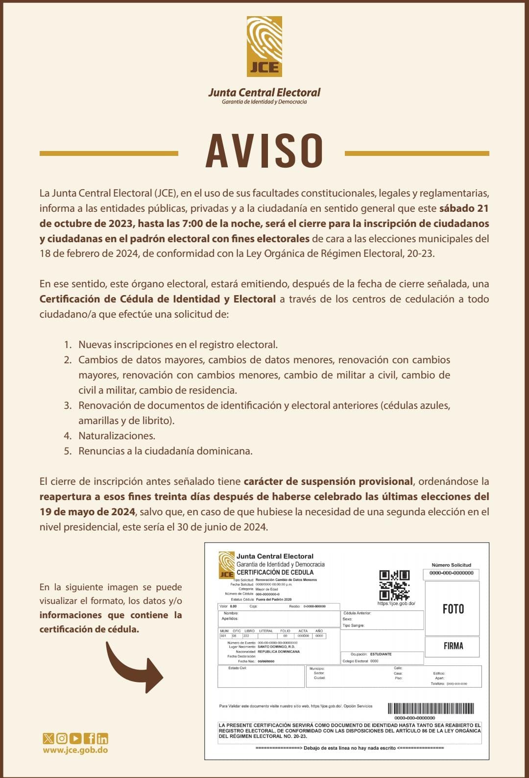 Aviso