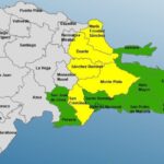 Persisten las lluvias: COE emite alerta en 15 provincias y el Distrito Nacional