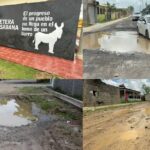 Tras indignación, ciudadano coloca valla pidiendo obras definitivas en Sabana Grande de Boyá