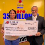 LEIDSA entrega RD$35 millones a empleada privada ganadora del Loto